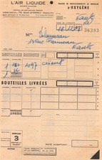 Facture  1948  L AIR LIQUIDE A