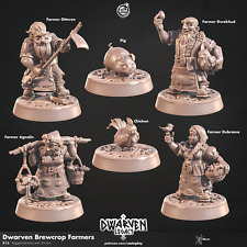 Nain Agriculteur Cochon Et