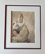 Dessin Ancien Aquarelle