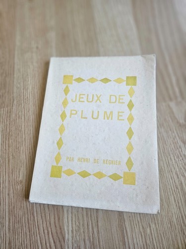 Regnier jeux de plume - h,