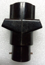 Douille Voleuse B22 en Bakélite Noir 2 Prises, Luminaire, Lustre, Chevet TBE