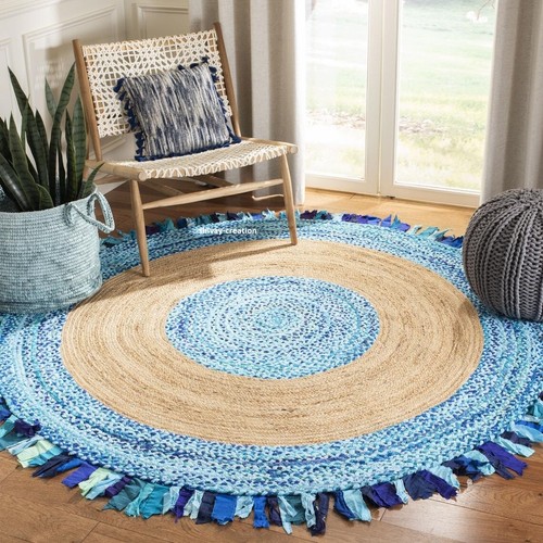 Tapis jute coton - jute,