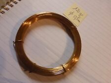 120 gr  ancien rouleau de fil en métal doré fab bijou  chapelet  diam 0.5 mm