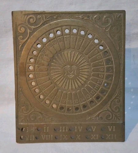 Ancien calendrier perpétuel - calendrier,