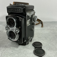 Vintage YASHICA Yashicaflex 635 Double Objectif Avec Étui En Cuir