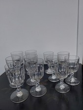 Verres à pied cristal X 11