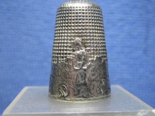 Ancien dé coudre argent - coudre,