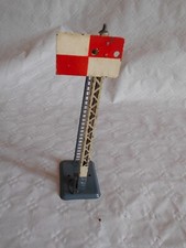 French Hornby O gauge No2 lattice signal serie hornby meccano paris