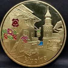 JETON TOURISTIQUE 40mm Doré