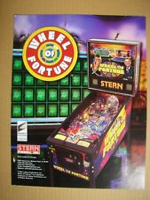 flyer de flipper STERN:  WHEEL OF FORTUNE