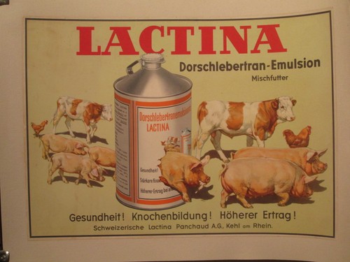 Affiche allemande lactina - affiche,