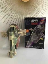 28 ⚜️ Jouet Vaisseau Star Wars Boba Fett's  Slave Hasbro 1996
