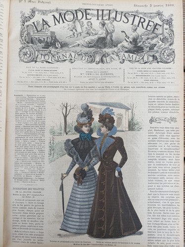 1898 mode illustrée - mode,