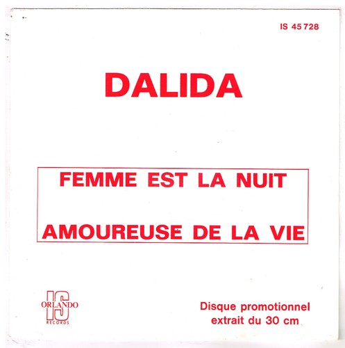 Dalida femme est la nuit - ,