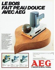 PUBLICITE ADVERTISING 027  1982  AEG   perceuse