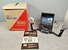 GOKO Dual-8 Modele A-203 Sansei Visionneuse Rembobineuse Film Bobine Super 8 B13