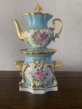 Ancienne théière chauffante porcelaine Limoges