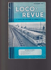 LOCO REVUE N°87 TRAMWAYS PARISIENS / CONSTRUCTION AUTORAIL RENAULT VH / RESEAU O