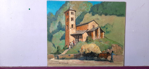 Tableau signé louis rollet - louis,