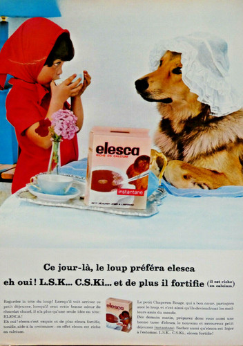 Publicité presse 1967 elesca - publicitÉ,