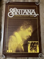 Affiche collector Santana 1980