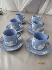 WEDGWOOD  lot de 6 TASSES À