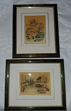 Lot de  Tableaux avec cadre
