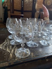 Verres a cognac en cristal
