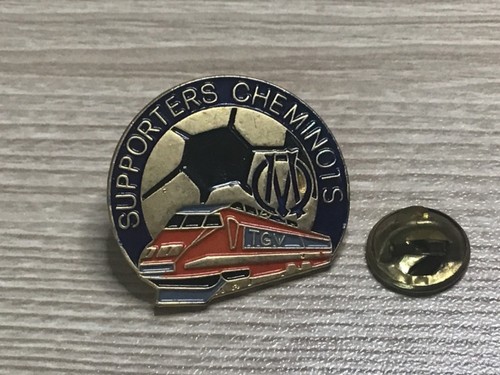 Pins supporters cheminots - om,