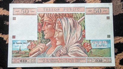 Billet francs trésor - 50,
