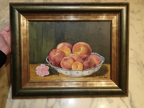 Nature morte aux pêches - morte,