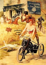 DION BOUTON MOTO Rf1451 - POSTER HQ 50x70cm d'une AFFICHE VINTAGE
