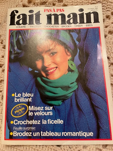 Vintage revue magazine - revue, tricot