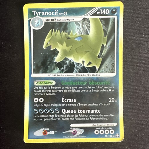 Carte pokémon tyranocif - carte,