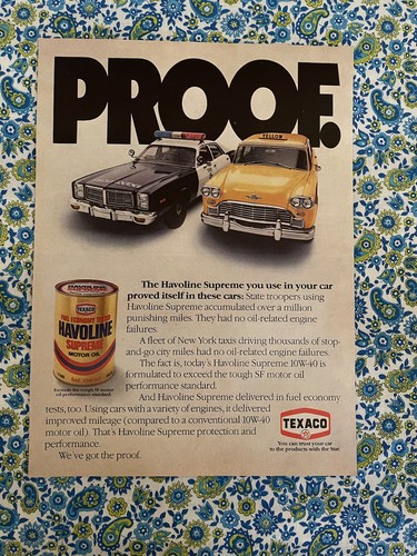 Vintage 1981 texaco - vintage,