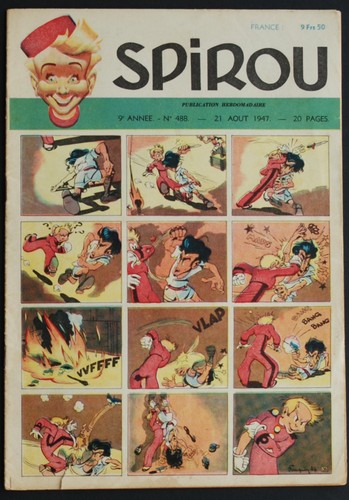 Spirou 488 1947 rare - spirou,