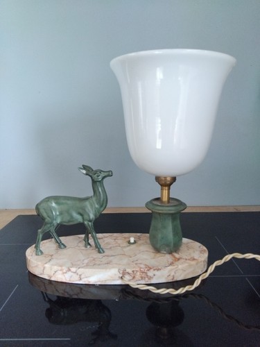 Rare veilleuse lampe art deco - lampe,