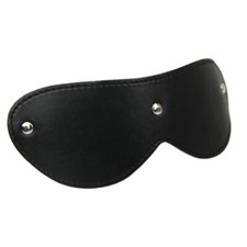 BANDEAU YEUX MASQUE 3 CLOUS CUIR BONDAGE BDSM SEXY LEATHER FETISH MASK WOMAN