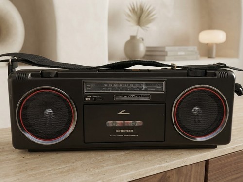 Pioneer 200bk rare boombox - sk-200bk,