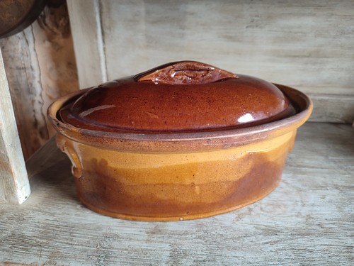 Terrine ovale ancienne - ovale,