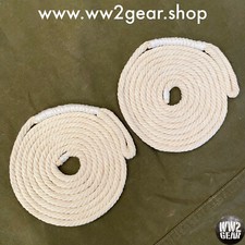 WW2 US Army Pup Tent Ropes x2 / Cordes de Tente US WWII x2 (Reproduction)