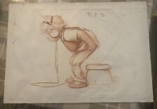 Ancienne gravure Georges Redon lithographie Lecaplain éditeurs 1925 Paris TFS 