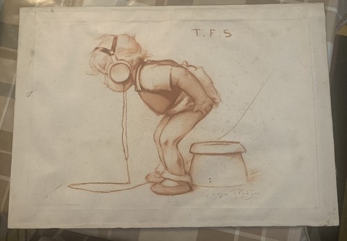 Ancienne gravure georges redon - ancienne,