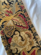 Beautiful Antique French Wool Thread Hand Crafted Tapestry Needlepoint 19thc