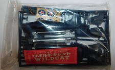 AVION DE CHASSE US NAVY GRUMMAN WILDCAT F4F . MAQUETTE AOSHIMA réf 305 . 1/72