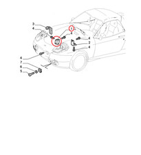 Support De Phare Avant Fiat