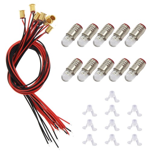 10pcs échelle ampoule à - ho,