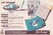 W40 BUVARD CEMA la délicieuse margarine l'Atlas du monde en images pour 200 frs