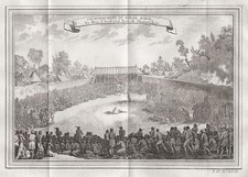 Ouidah Bénin Afrique De L'Ouest Afrique Peuple Autochtone Roi Gravure 1750