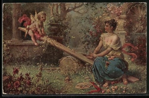 Carte postale artiste hans - carte, d'artiste